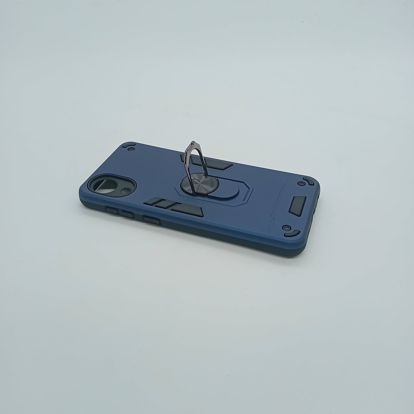 Samsung A03 Core Hard PC Case with Ring Holder - Shockproof Slim Cover