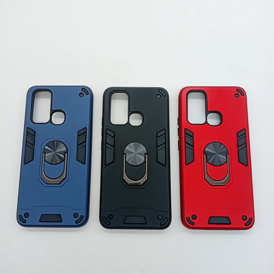 Vivo Y30 Hard PC Shockproof Case with Ring Holder