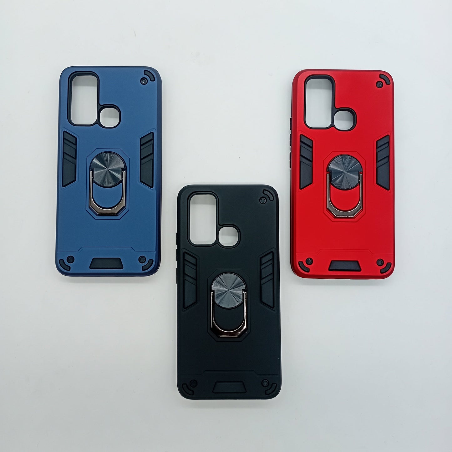 Vivo Y30 Hard PC Shockproof Case with Ring Holder