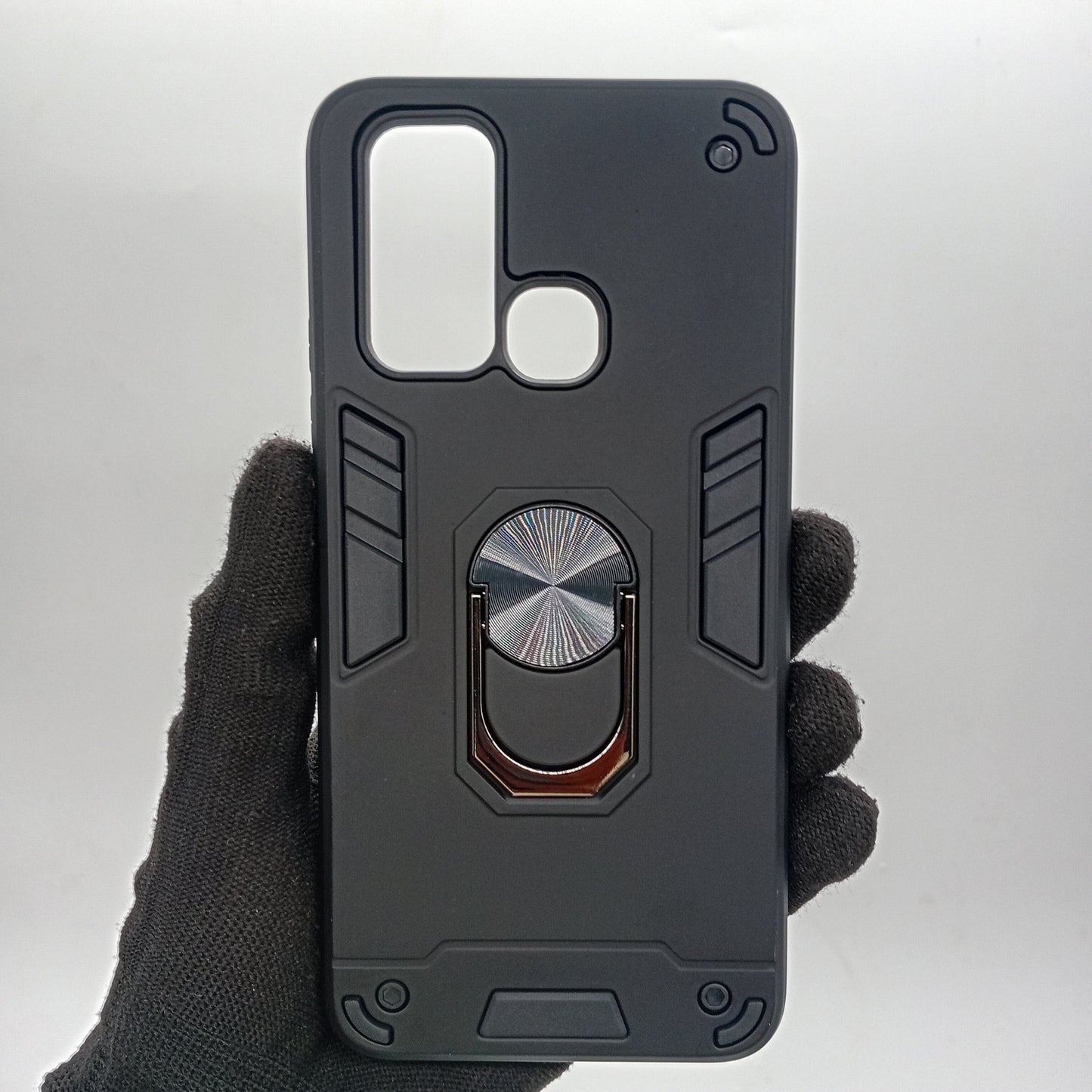 Vivo Y30 Hard PC Shockproof Case with Ring Holder