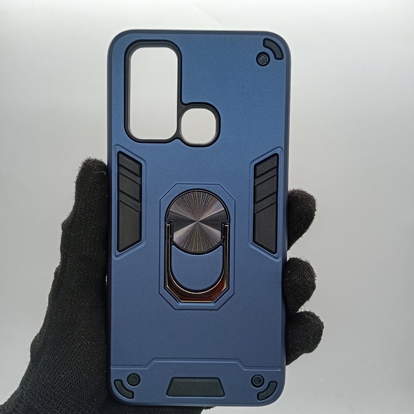 Vivo Y30 Hard PC Shockproof Case with Ring Holder