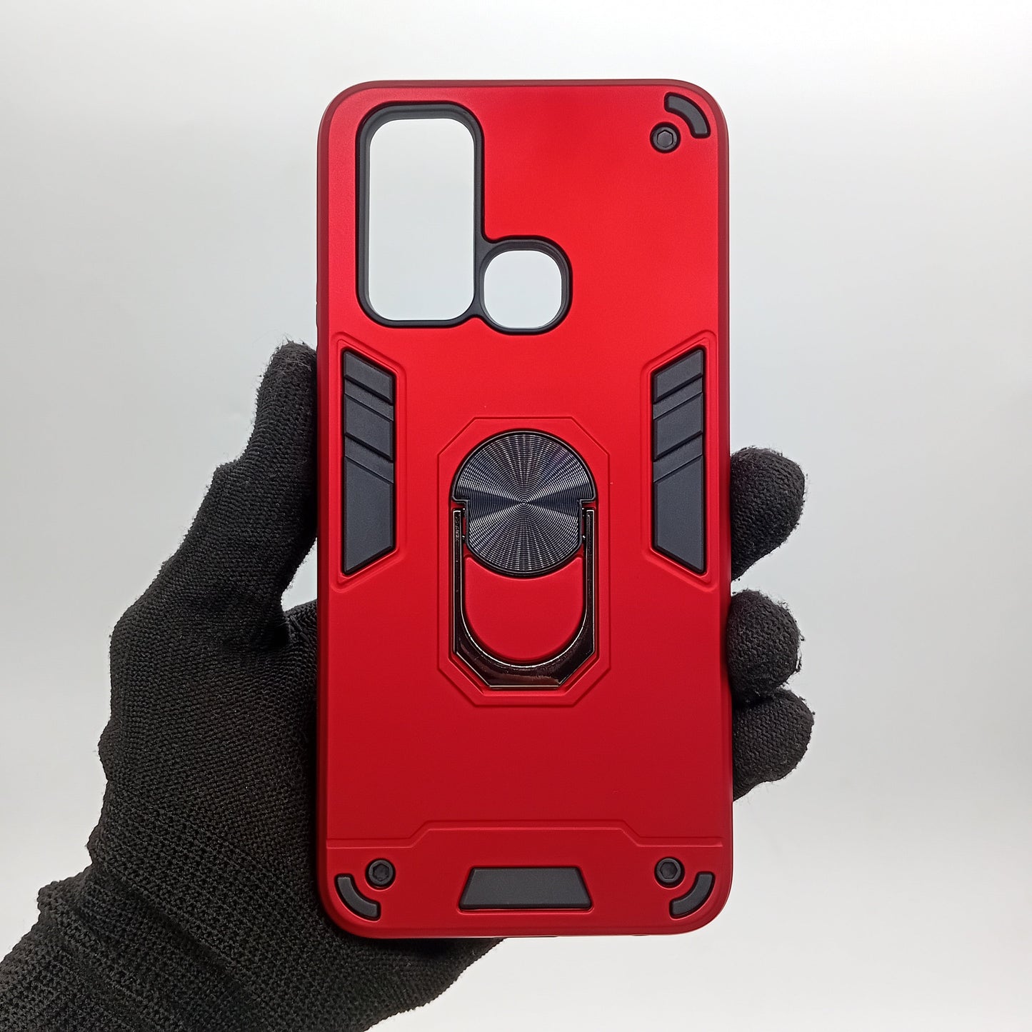 Vivo Y30 Hard PC Shockproof Case with Ring Holder