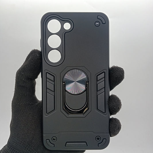 Samsung S23 Slim Shockproof Hard Case with Ring Holder