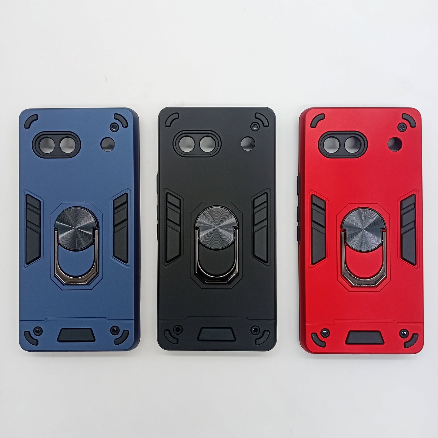 Google Pixel 7A Hard Case w/ Ring Holder, Shockproof Slim Cover