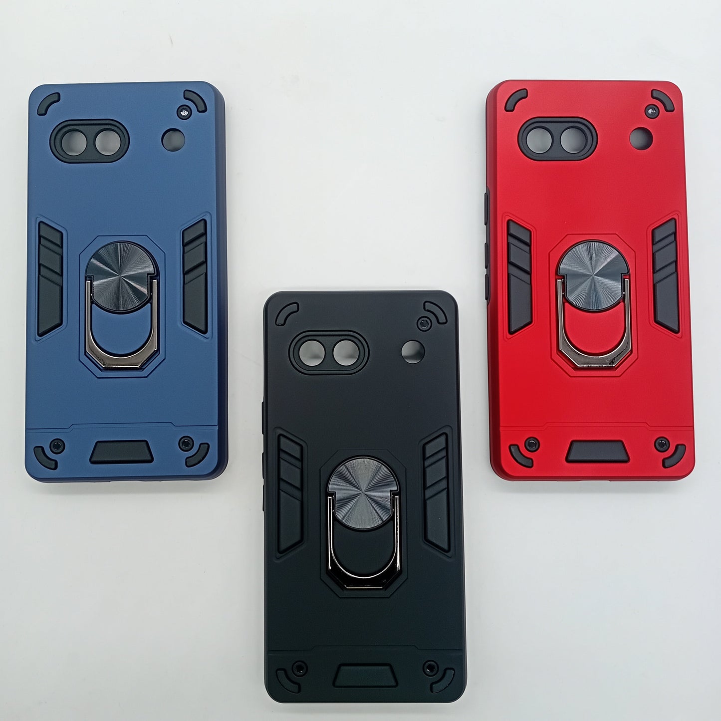 Google Pixel 7A Hard Case w/ Ring Holder, Shockproof Slim Cover