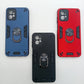 Motorola G Power Shockproof Case with Ring Holder - Slim Hard Cover