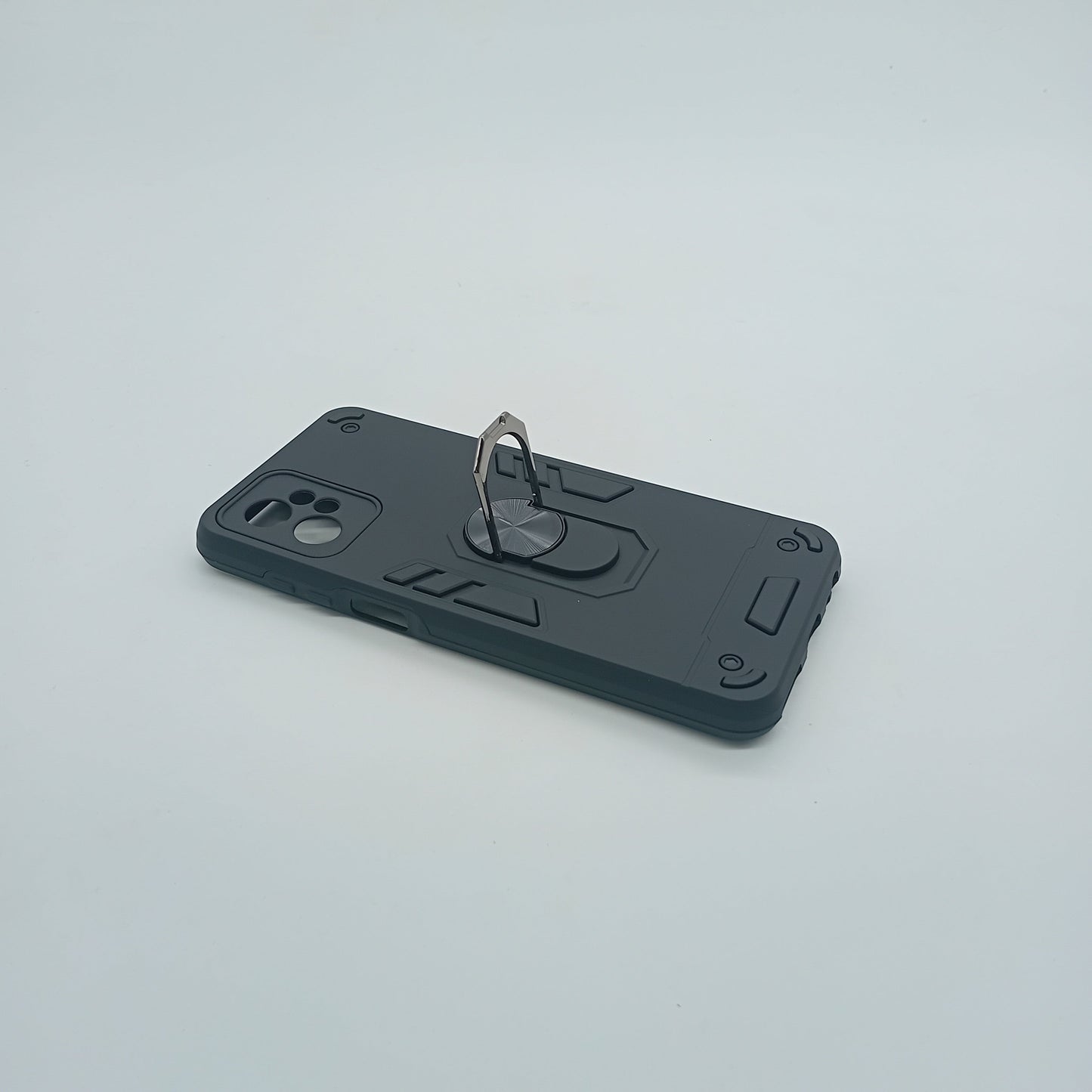 Motorola G Power Shockproof Case with Ring Holder - Slim Hard Cover