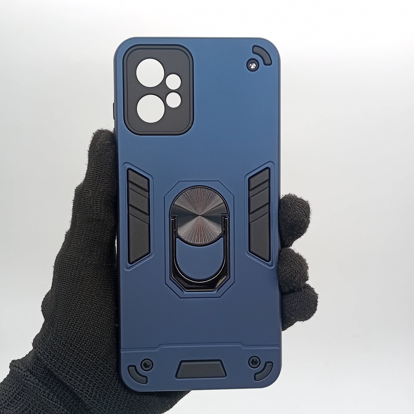 Motorola G Power Shockproof Case with Ring Holder - Slim Hard Cover