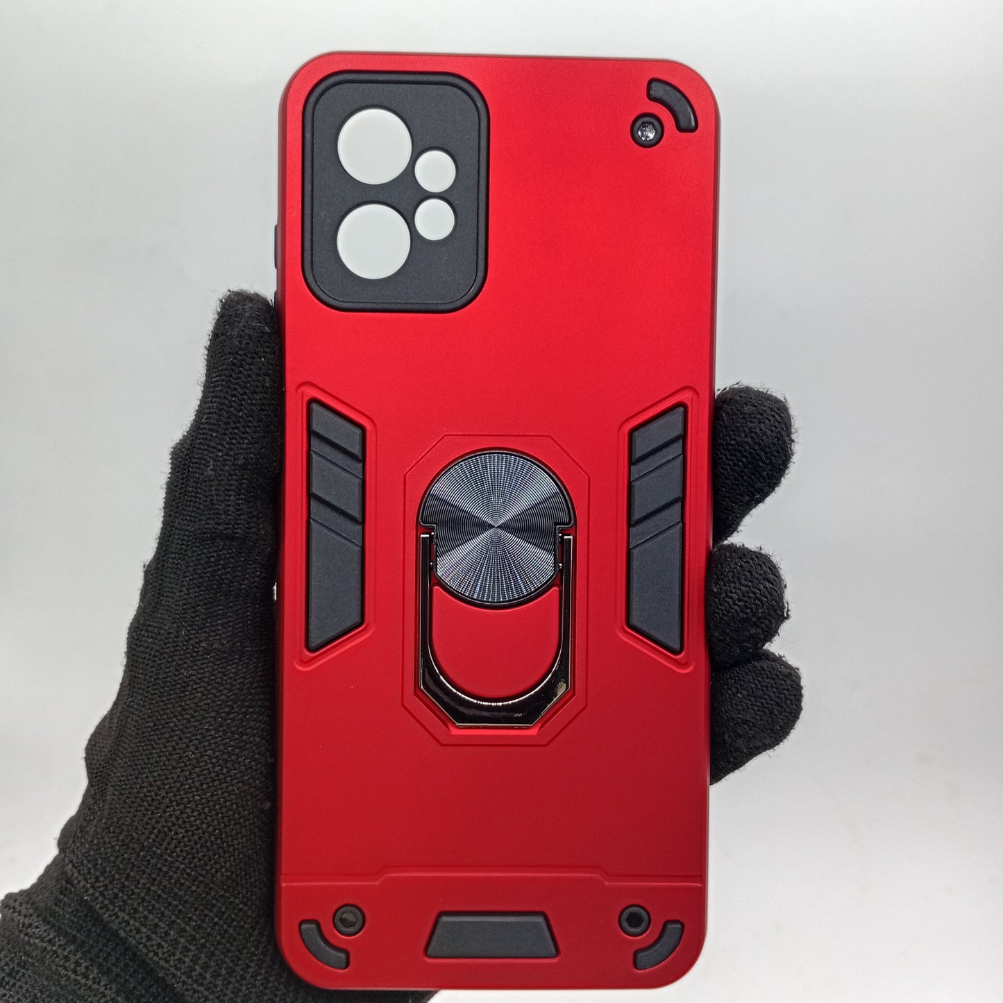 Motorola G Power Shockproof Case with Ring Holder - Slim Hard Cover