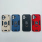 iPhone 16 Hard PC Case with Ring Holder, Slim Shockproof Cover