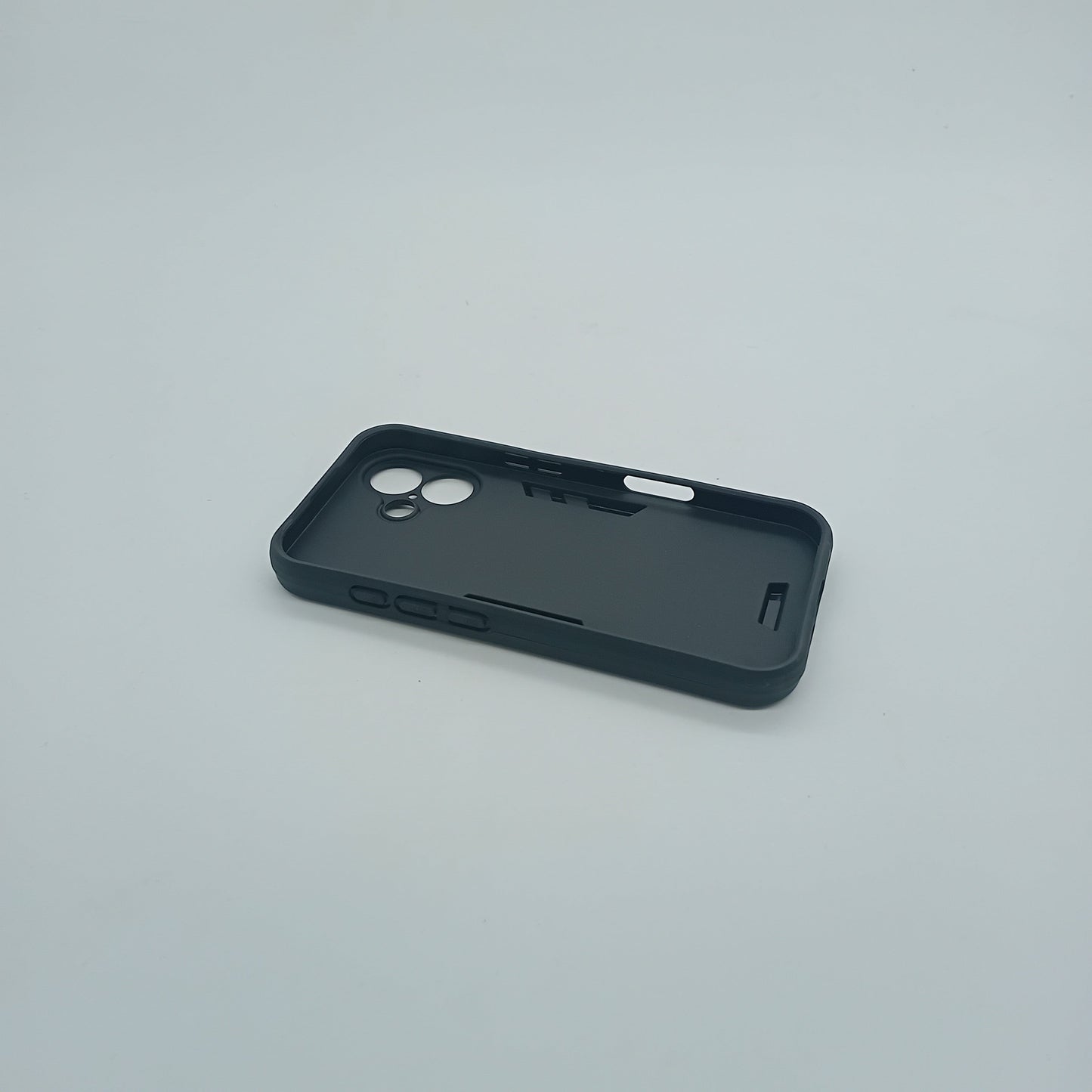 iPhone 16 Hard PC Case with Ring Holder, Slim Shockproof Cover
