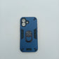 iPhone 16 Hard PC Case with Ring Holder, Slim Shockproof Cover