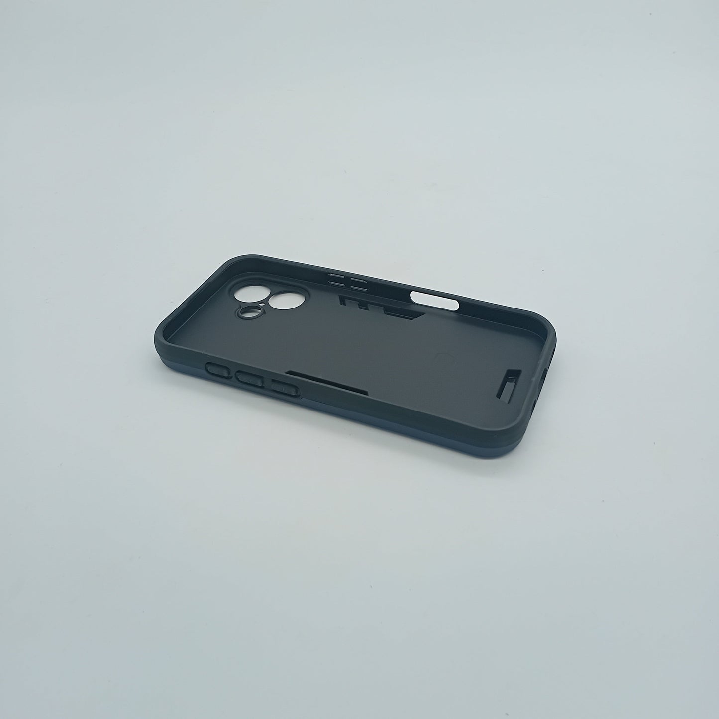 iPhone 16 Hard PC Case with Ring Holder, Slim Shockproof Cover