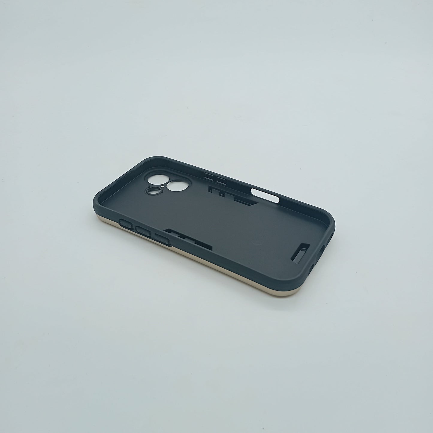 iPhone 16 Hard PC Case with Ring Holder, Slim Shockproof Cover