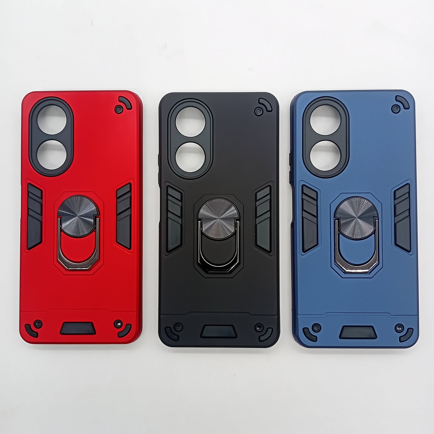 OPPO A58 4G Hard PC Case with Ring Holder & Kickstand