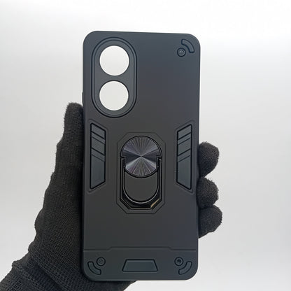 OPPO A58 4G Hard PC Case with Ring Holder & Kickstand