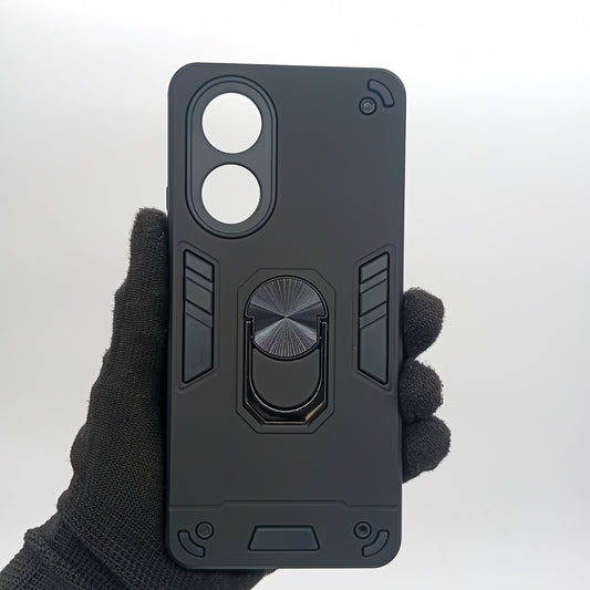 OPPO A58 4G Hard PC Case with Ring Holder & Kickstand