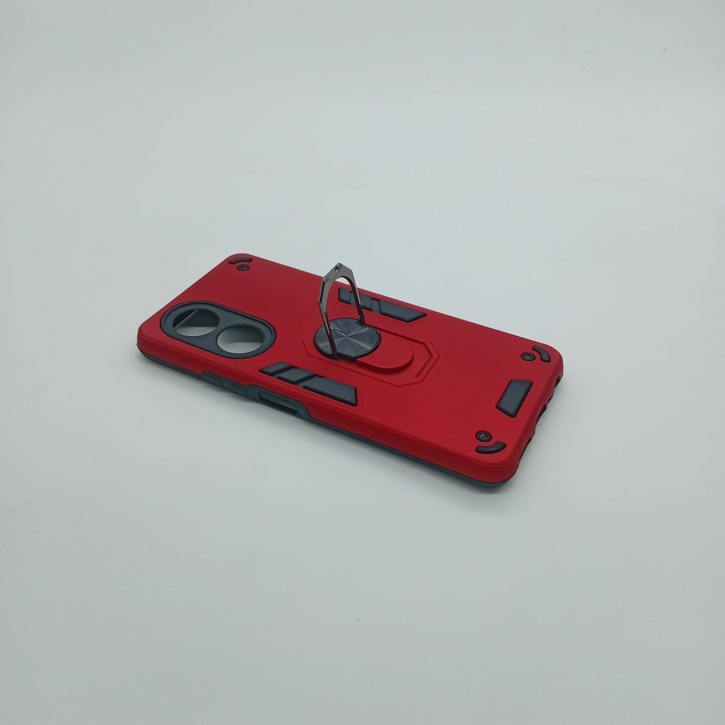 OPPO A58 4G Hard PC Case with Ring Holder & Kickstand