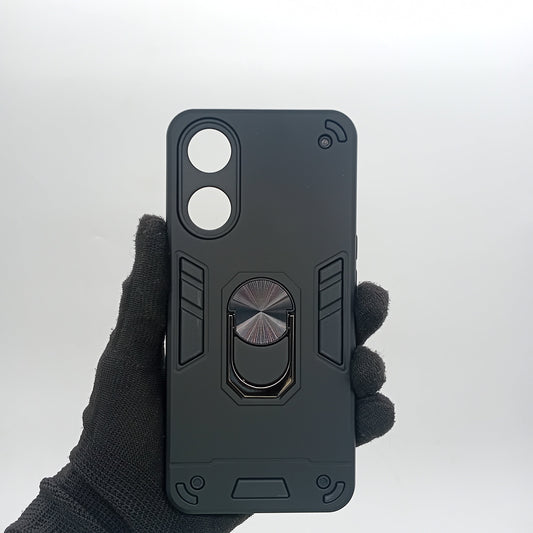 OPPO A78 5G Hard PC Shockproof Case with Ring Holder