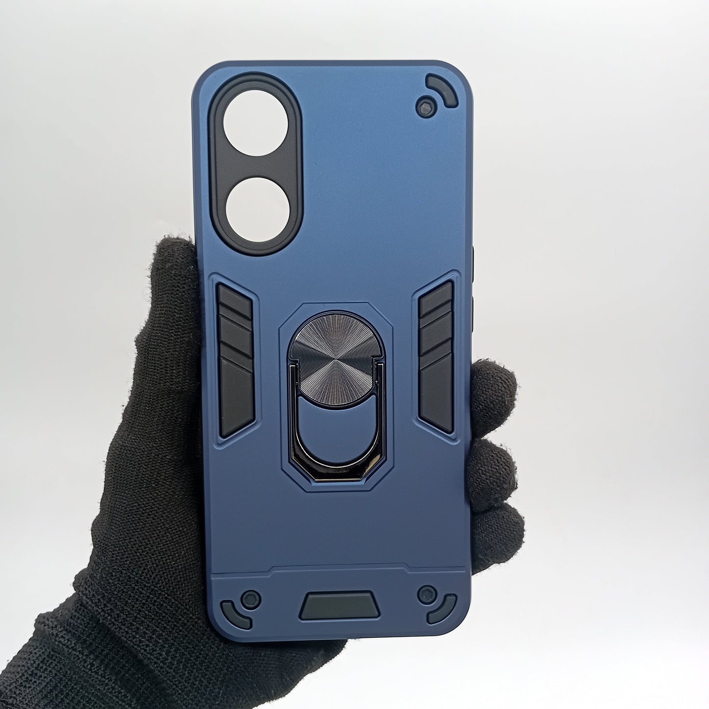 OPPO A78 5G Hard PC Shockproof Case with Ring Holder