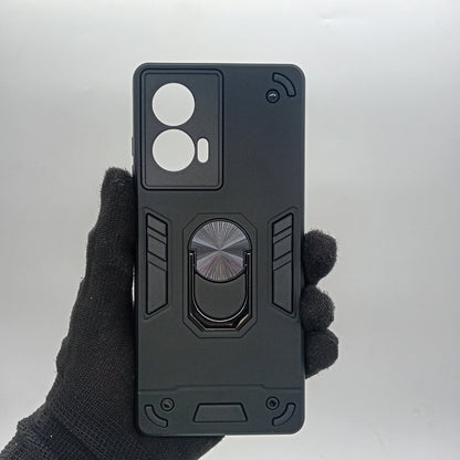 Motorola Edge 50 Fusion Hard PC Shockproof Case with Ring Holder