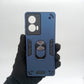 Motorola Edge 50 Fusion Hard PC Shockproof Case with Ring Holder