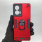 Motorola Edge 50 Fusion Hard PC Shockproof Case with Ring Holder