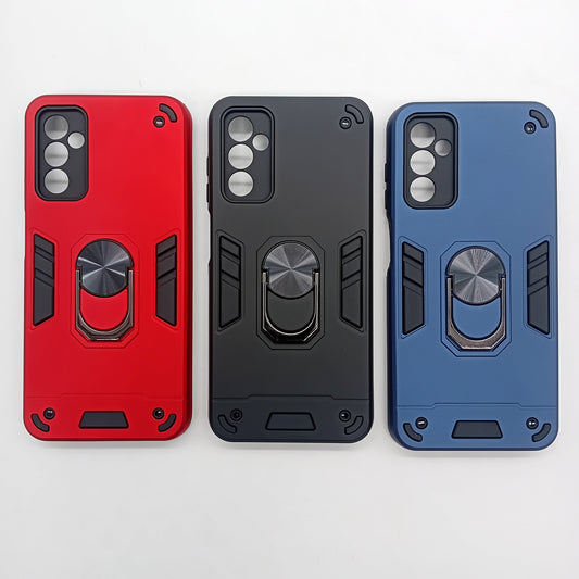 Samsung M13 Hard PC Case with Ring Holder - Shockproof Slim Cover