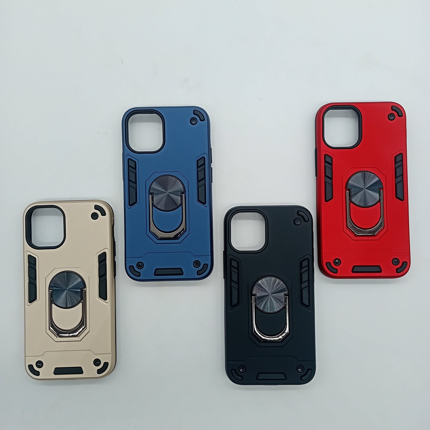 iPhone 12 Mini Slim Shockproof Case with Ring Holder
