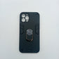 iPhone 12 Pro Max Hard PC Case with Ring Holder, Shockproof Slim Cover