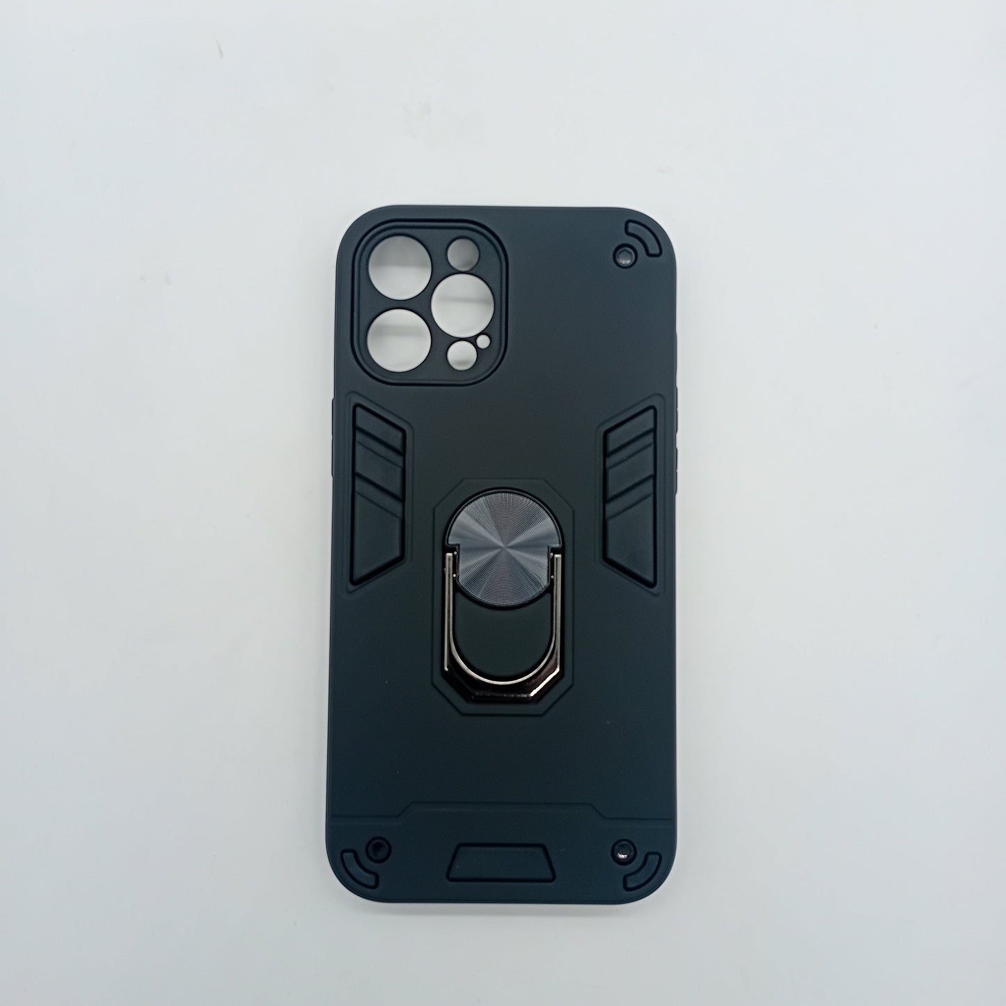 iPhone 12 Pro Max Hard PC Case with Ring Holder, Shockproof Slim Cover