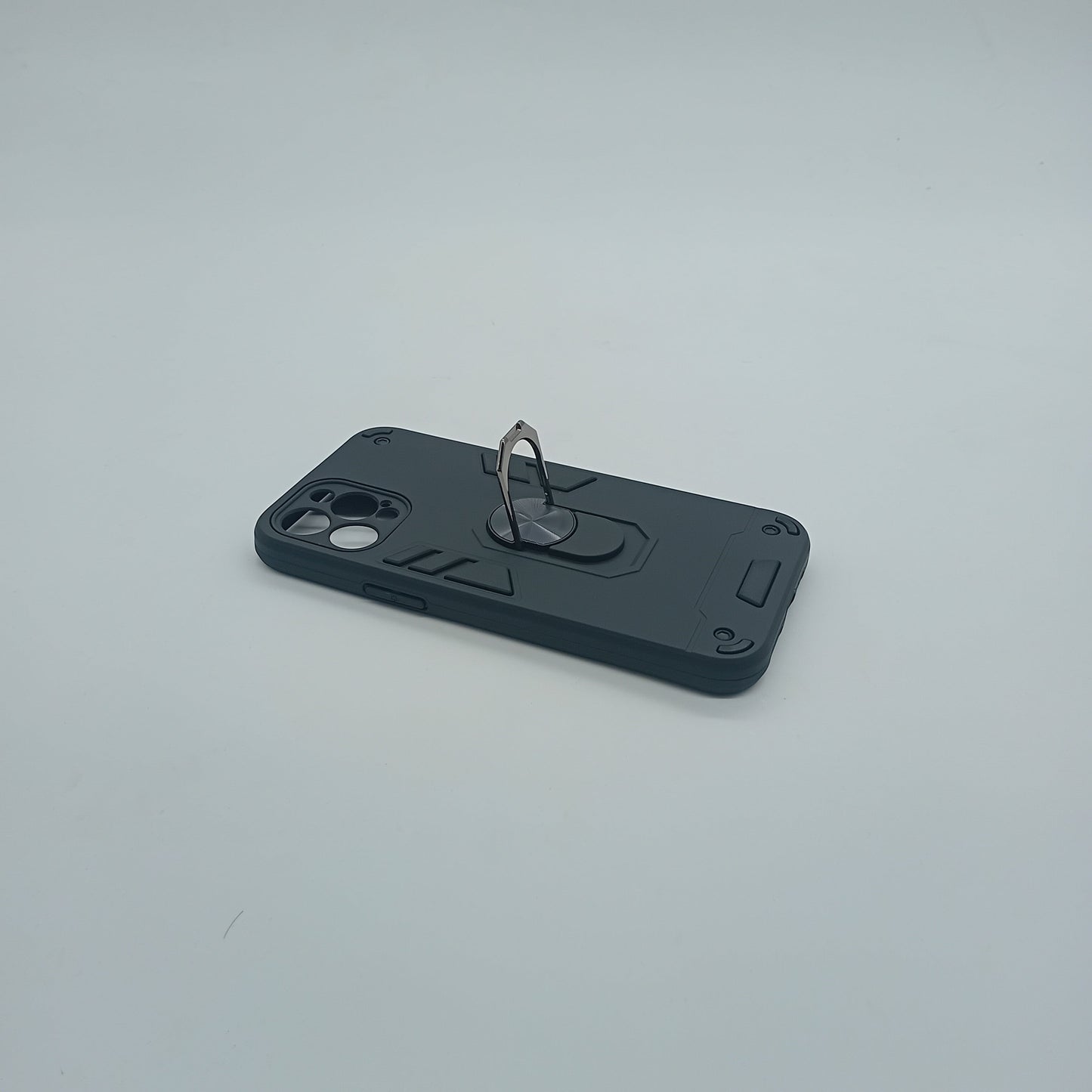 iPhone 12 Pro Max Hard PC Case with Ring Holder, Shockproof Slim Cover