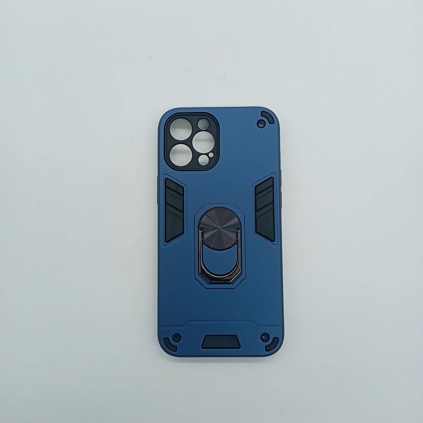 iPhone 12 Pro Max Hard PC Case with Ring Holder, Shockproof Slim Cover