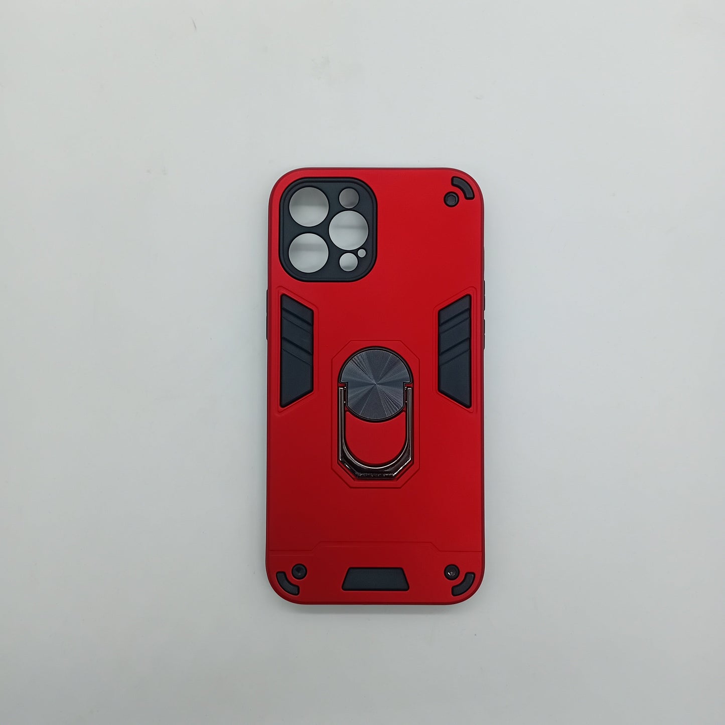 iPhone 12 Pro Max Hard PC Case with Ring Holder, Shockproof Slim Cover