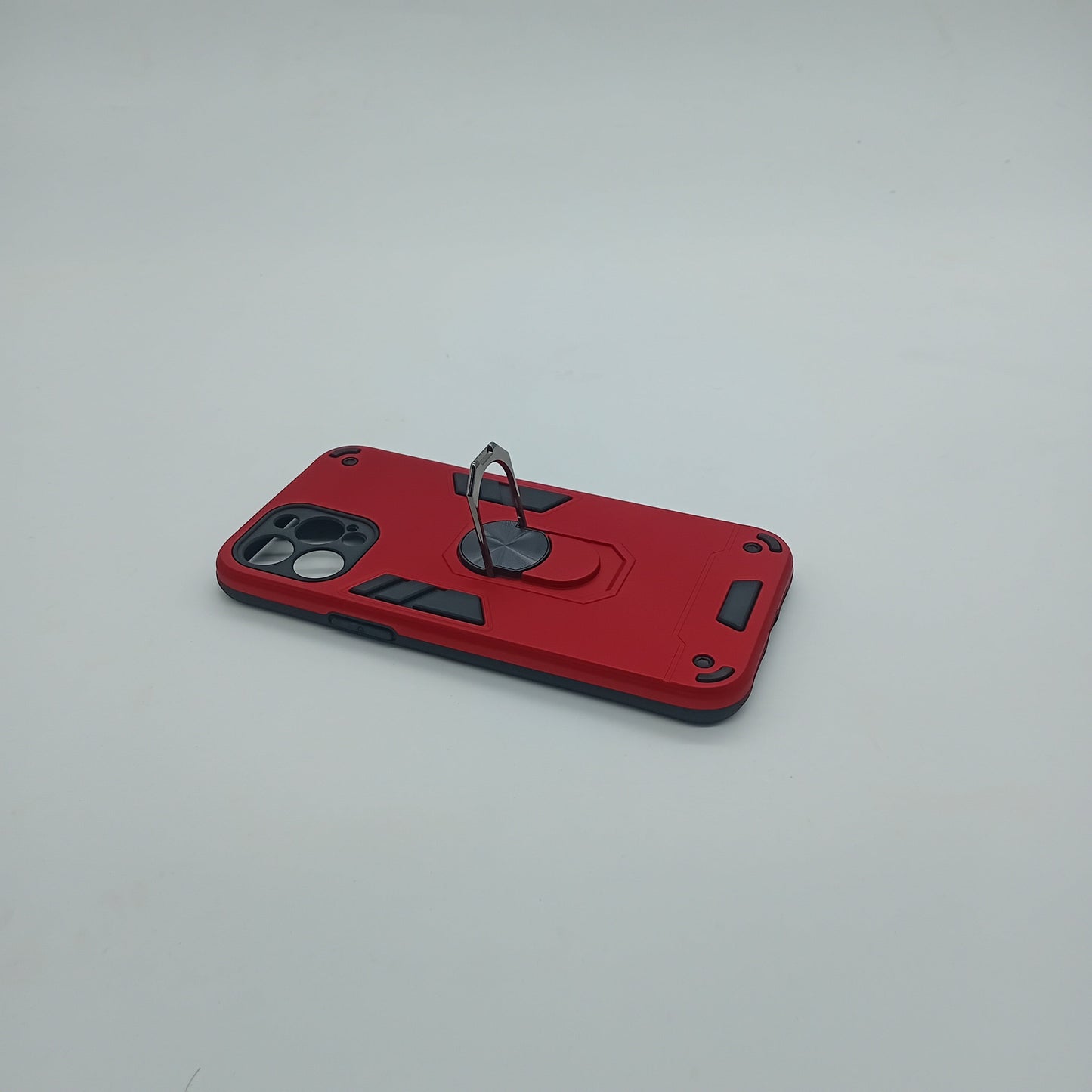 iPhone 12 Pro Max Hard PC Case with Ring Holder, Shockproof Slim Cover