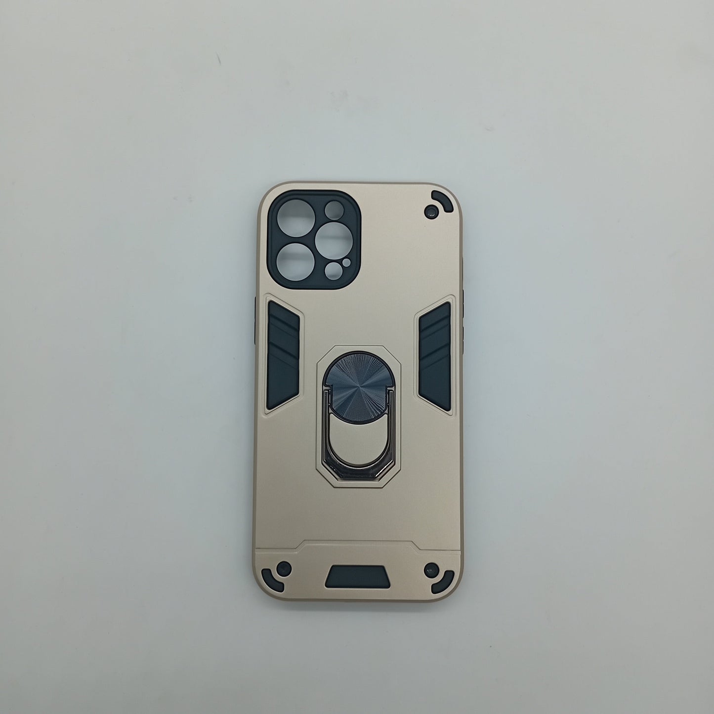 iPhone 12 Pro Max Hard PC Case with Ring Holder, Shockproof Slim Cover