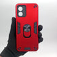 Motorola E13 Case: Slim, Shockproof Hard PC Back Cover w/ Ring Holder
