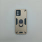 Motorola E13 Case: Slim, Shockproof Hard PC Back Cover w/ Ring Holder