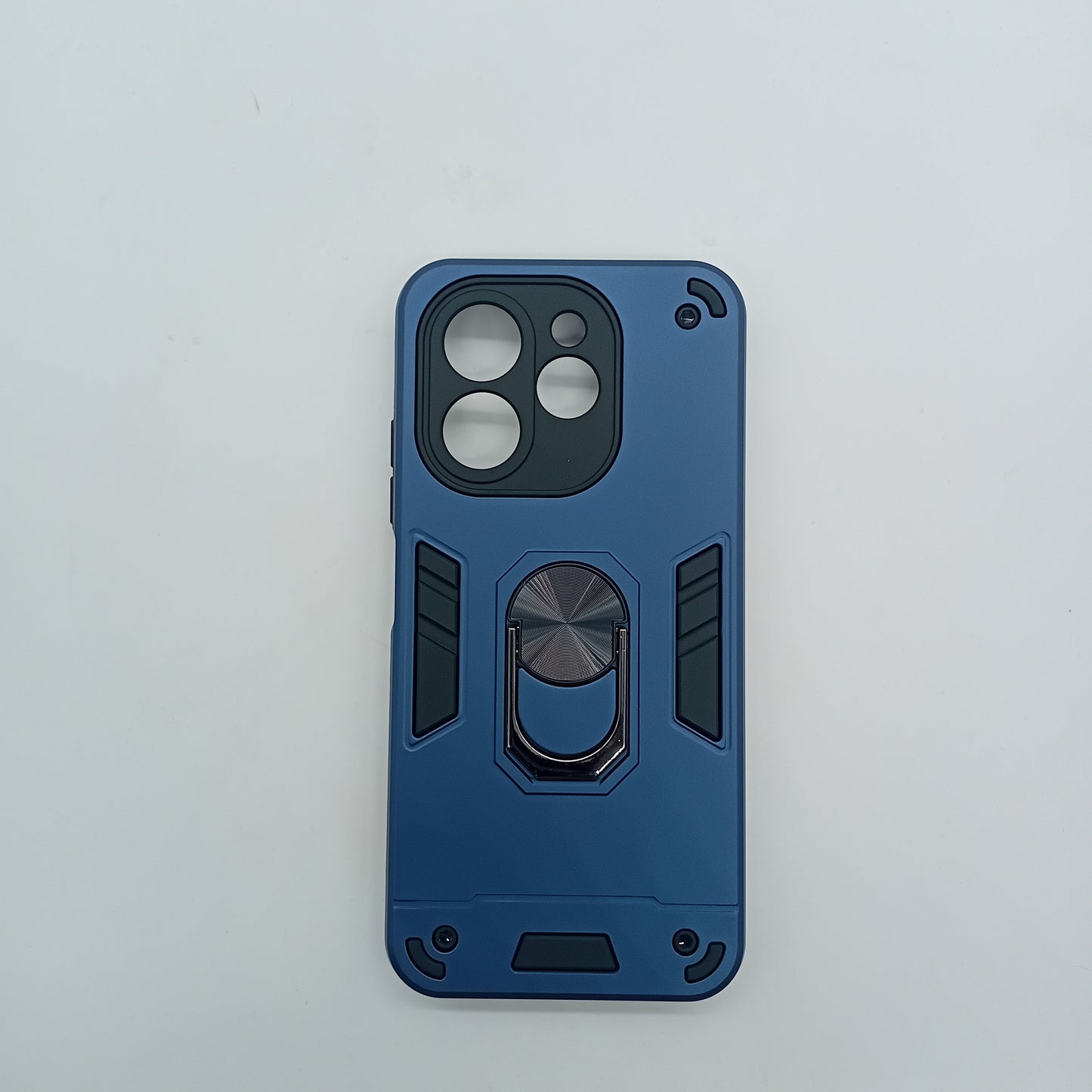 Tecno Spark 30 Hard PC Case w/ Ring Holder, Shockproof Slim Cover
