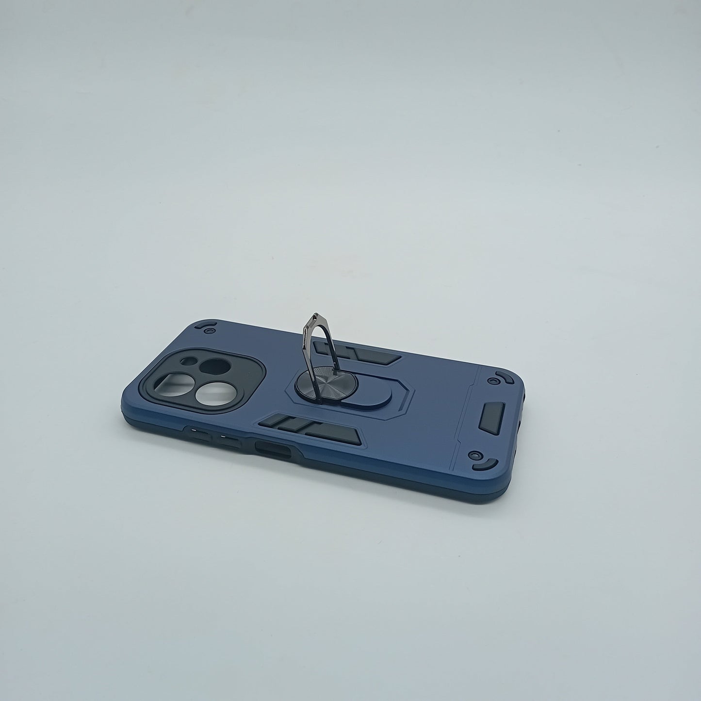 Tecno Spark 30 Hard PC Case w/ Ring Holder, Shockproof Slim Cover