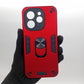 Tecno Spark 30 Hard PC Case w/ Ring Holder, Shockproof Slim Cover