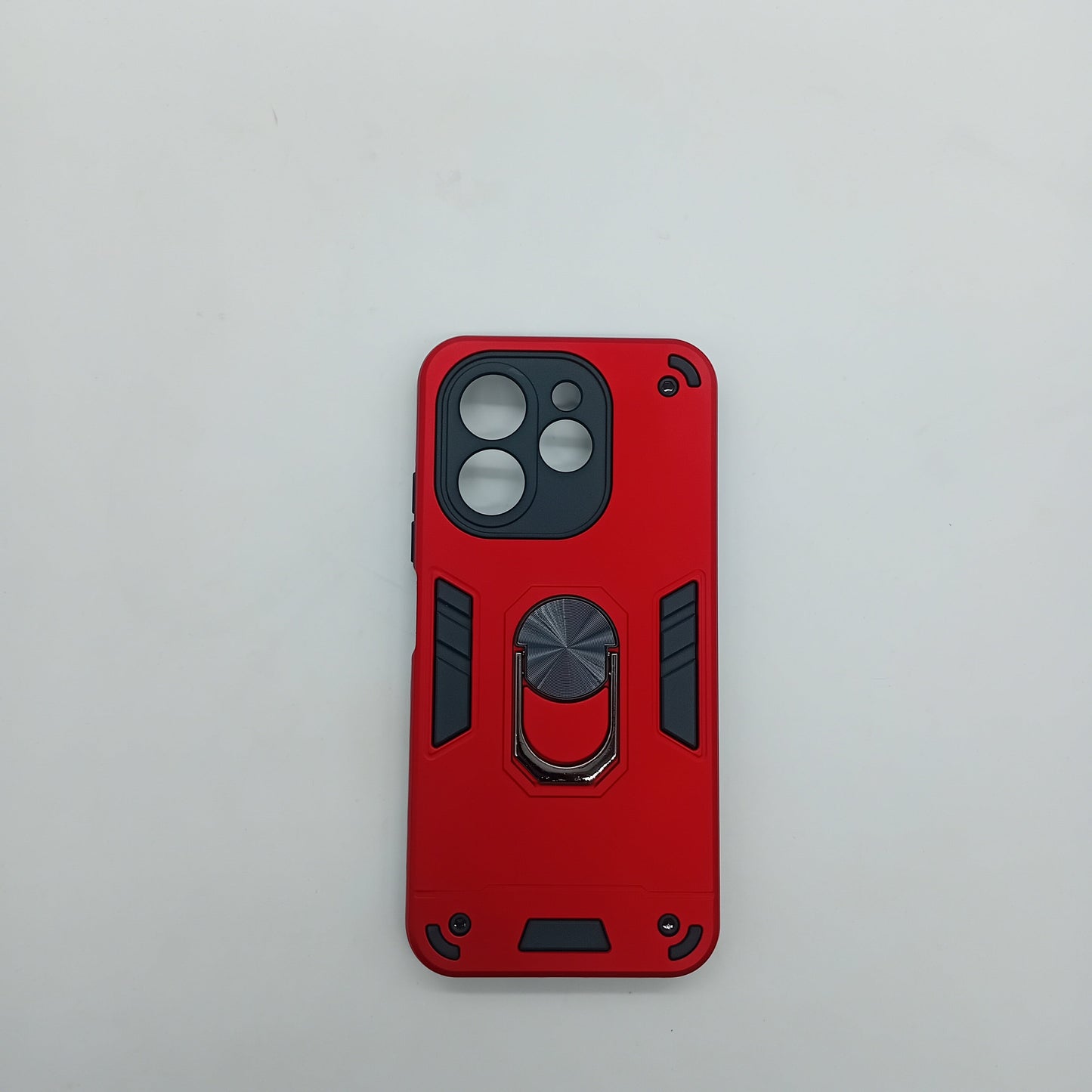 Tecno Spark 30 Hard PC Case w/ Ring Holder, Shockproof Slim Cover