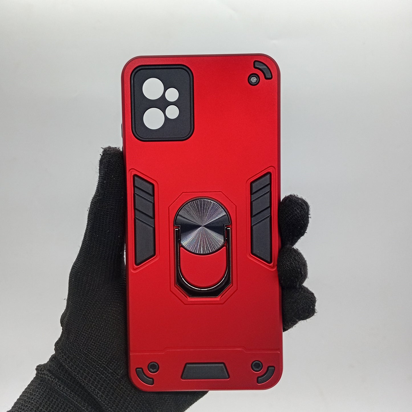 Motorola G32 Hard PC Shockproof Case with Ring Holder