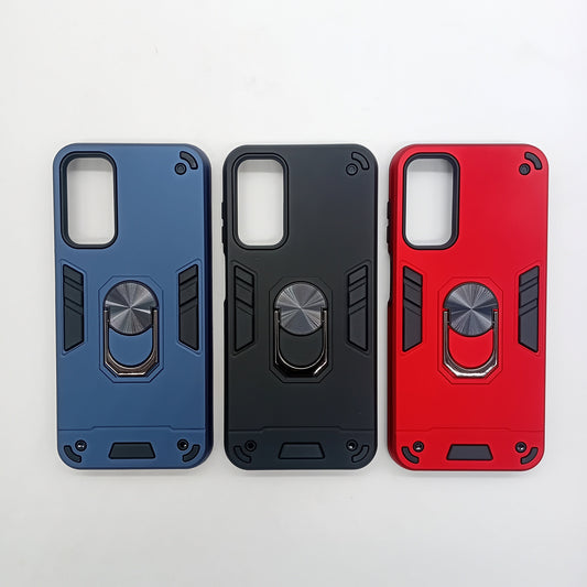 Samsung M14 Hard PC Shockproof Case with Ring Holder, Slim Cover