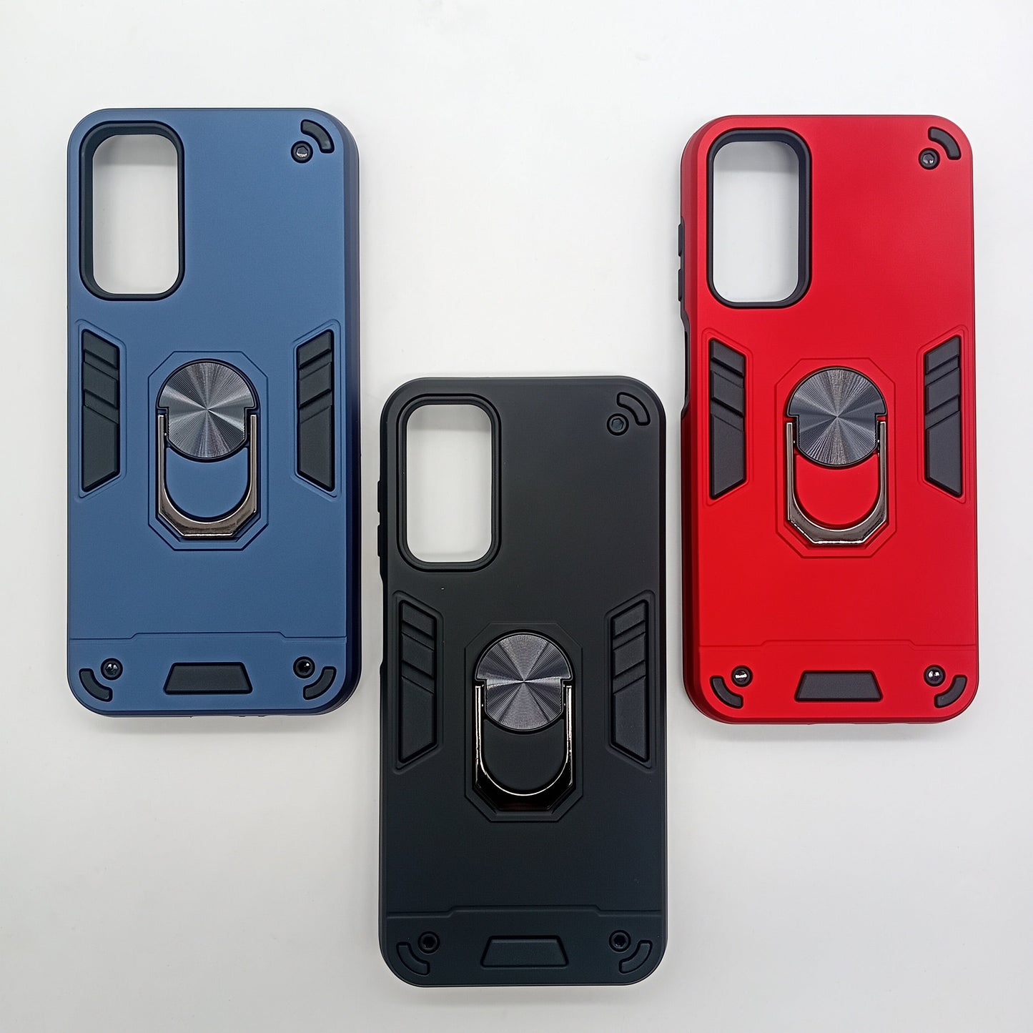 Samsung M14 Hard PC Shockproof Case with Ring Holder, Slim Cover