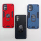 Motorola G22 Hard PC Shockproof Case with Ring Holder, Slim Cover