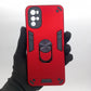 Motorola G22 Hard PC Shockproof Case with Ring Holder, Slim Cover