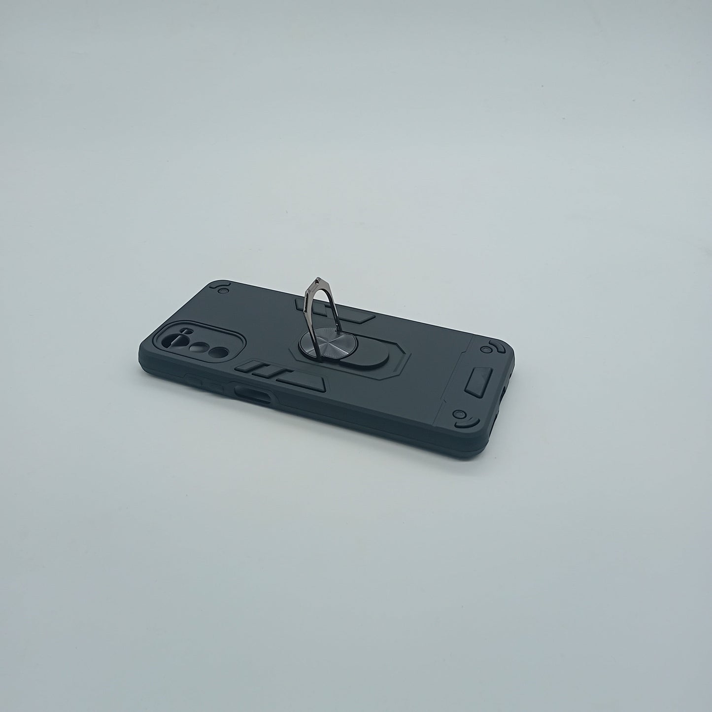 Motorola E32 Hard Case: Ring Holder, Shockproof Slim Cover