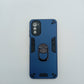 Motorola E32 Hard Case: Ring Holder, Shockproof Slim Cover