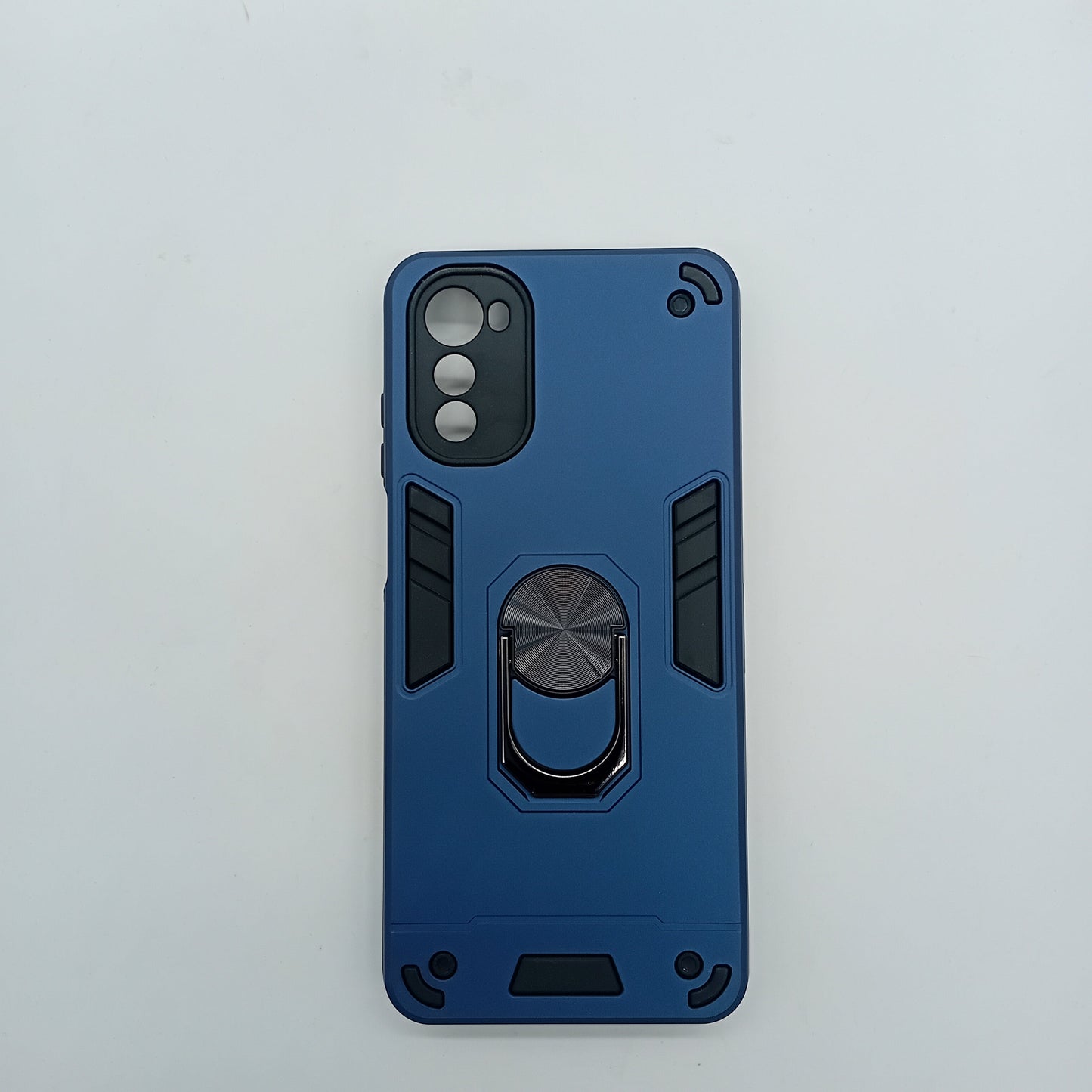Motorola E32 Hard Case: Ring Holder, Shockproof Slim Cover
